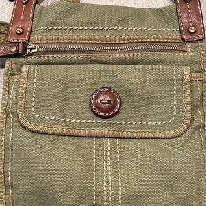 Fossil green purse/bag